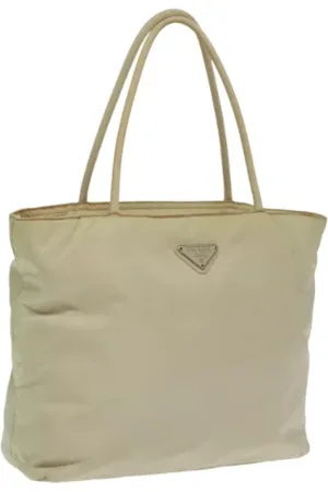 Prada Pre-owned, Kobieta, Beżowy, ONE SIZE, Pre-owned Fabric prada-bags