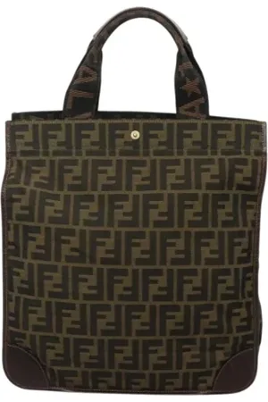 Fendi Pre-owned, Kobieta, brązowy, ONE SIZE, Skóra, Pre-owned Canvas handbags