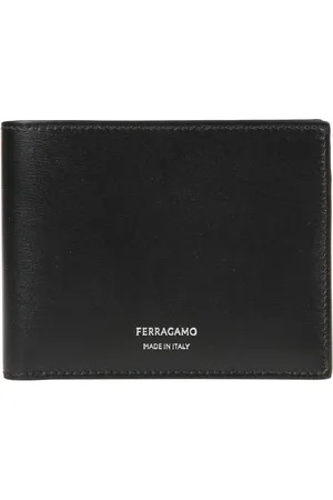 Salvatore Ferragamo Akcesoria, Mężczyzna, Czarny, ONE SIZE, Stylowy portfel skórzany dla mężczyzn