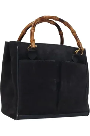 Gucci Pre-owned, Kobieta, Niebieski, ONE SIZE, Skóra, Pre-owned Suede handbags