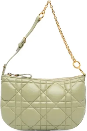 Dior Pre-owned, Kobieta, Zielony, ONE SIZE, Skóra, Pre-owned Leather dior-bags