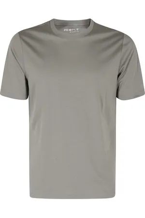 PEOPLE OF SHIBUYA Koszulki, Mężczyzna, Zielony, 2XL, Zielony T-shirt z okrągłym dekoltem