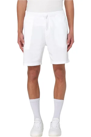 Ralph Lauren Szorty, Mężczyzna, Biały, L, Niebieskie Klasyczne Spodenki