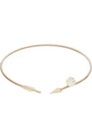 Dior Akcesoria, Kobieta, Żółty, ONE SIZE, Elegancki Złoty Naszyjnik Damski