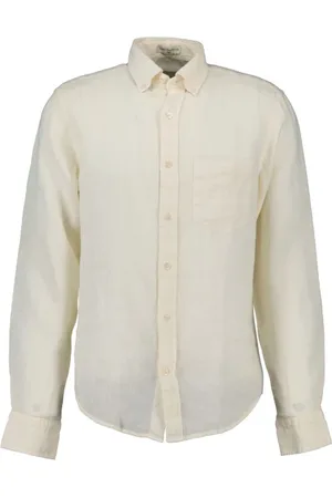 GANT Koszule, Mężczyzna, Beżowy, XL, Lnuana Koszula Casual