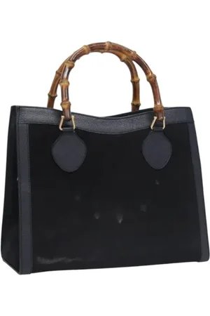 Gucci Pre-owned, Kobieta, Niebieski, ONE SIZE, Skóra, Pre-owned Suede gucci-bags
