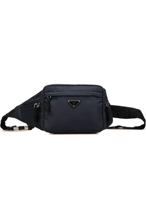 Prada Pre-owned, Kobieta, Niebieski, ONE SIZE, Nylon, Pre-owned Fabric prada-bags