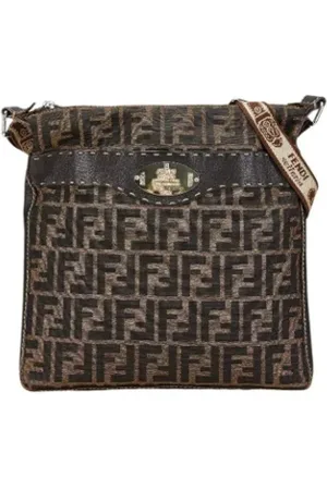 Fendi Pre-owned, Kobieta, brązowy, ONE SIZE, Skóra, Pre-owned Canvas fendi-bags