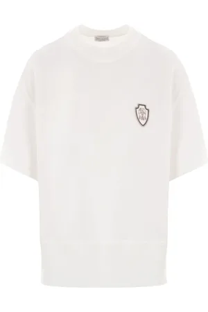 Brunello Cucinelli Koszulki, Kobieta, Biały, S, T-Shirt