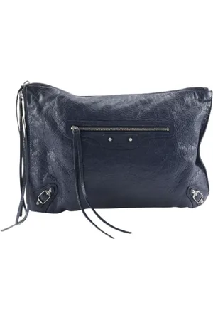 Balenciaga Pre-owned, Kobieta, Niebieski, ONE SIZE, Skóra, Pre-owned Leather clutches