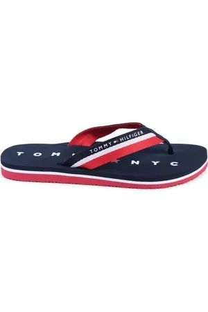 Tommy Hilfiger Buty, Kobieta, Niebieski, 40 EU, Niebieskie Flag Stripe Flip Flops