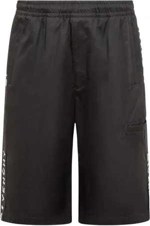 Givenchy Szorty, Mężczyzna, Czarny, M, Side Stripe Bermuda Shorts