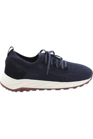 HENDERSON BARACCO Buty, Mężczyzna, Niebieski, 42 1/2 EU, Niebieskie płaskie buty z dzianiny Vibram