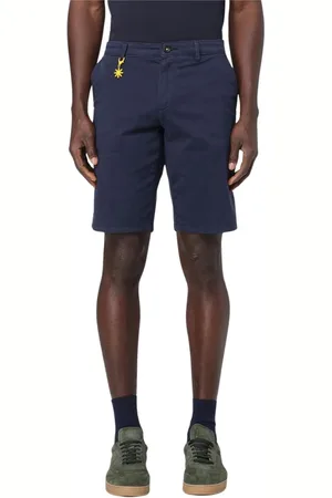 Manuel Ritz Szorty, Mężczyzna, Niebieski, S, Jasnoniebieskie Casual Shorts Stylowy Krój