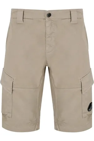 C.P. Company Szorty, Mężczyzna, Beżowy, L, Bawełna, Vintage Khaki Cargo Bermuda Shorts