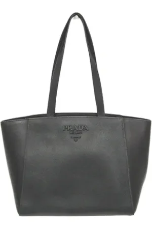 Prada Pre-owned, Kobieta, Czarny, ONE SIZE, Skóra, Pre-owned skórzane torby na ramię