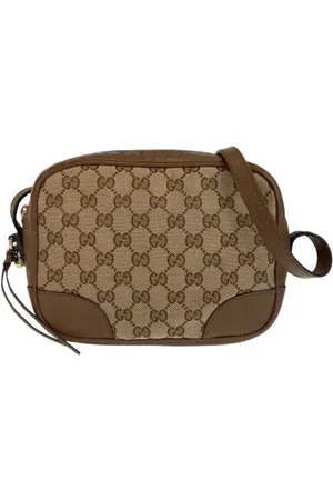 Gucci Pre-owned, Kobieta, Beżowy, ONE SIZE, Skóra, Pre-owned Canvas gucci-bags