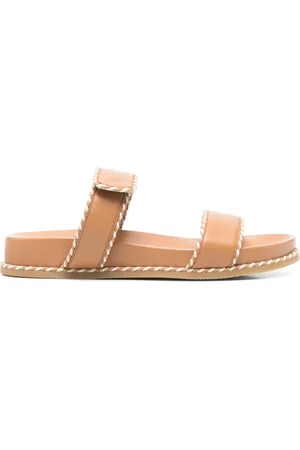 Emporio Armani Buty, Kobieta, brązowy, 41 EU, Brązowe sandały z wkładką skórzaną