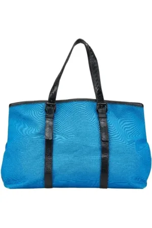 Bottega Veneta Pre-owned, Kobieta, Niebieski, ONE SIZE, Skóra, Pre-owned Canvas handbags