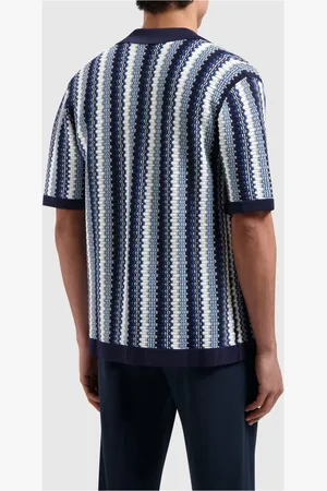 Pure Path Koszule, Mężczyzna, Wielobarwność, M, Niebieski Sweter T-shirt Mężczyźni