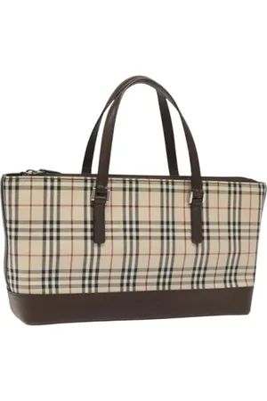 Burberry Pre-owned, Kobieta, Beżowy, ONE SIZE, Skóra, Pre-owned Canvas handbags