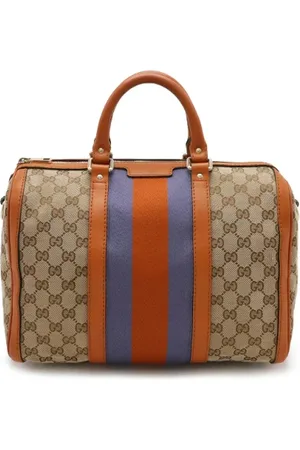 Gucci Pre-owned, Kobieta, Beżowy, ONE SIZE, Skóra, Pre-owned Canvas handbags