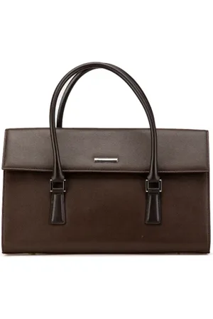 Burberry Pre-owned, Kobieta, brązowy, ONE SIZE, Skóra, Pre-owned Skórzane torebki