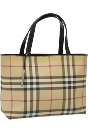 Burberry Pre-owned, Kobieta, Beżowy, ONE SIZE, Skóra, Pre-owned Skórzane torebki