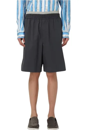 Bottega Veneta Szorty, Mężczyzna, Czarny, M, Stylowe Węglowe Szorty Casual Mężczyźni