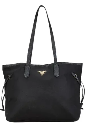 Prada Pre-owned, Kobieta, Czarny, ONE SIZE, Skóra, Pre-owned Canvas prada-bags