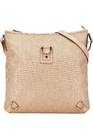 Gucci Pre-owned, Kobieta, Beżowy, ONE SIZE, Skóra, Pre-owned Canvas crossbody-bags