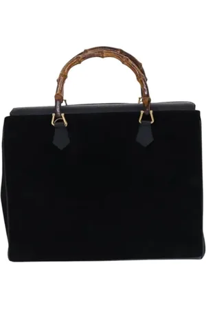 Gucci Pre-owned, Kobieta, Czarny, ONE SIZE, Skóra, Pre-owned Suede handbags