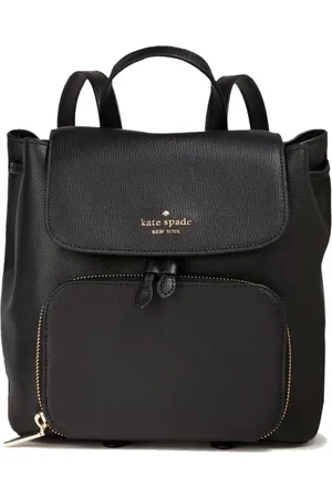 Kate Spade Torebki, Kobieta, Czarny, ONE SIZE, Średnia Plecak Skórzany Czarny