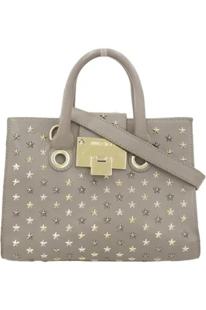 Jimmy Choo Pre-owned, Kobieta, Szary, ONE SIZE, Skóra, Pre-owned Skórzane torebki