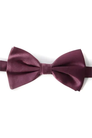Dolce & Gabbana Akcesoria, Mężczyzna, Fioletowy, ONE SIZE, Muszka Męska Elegancka Kolekcja