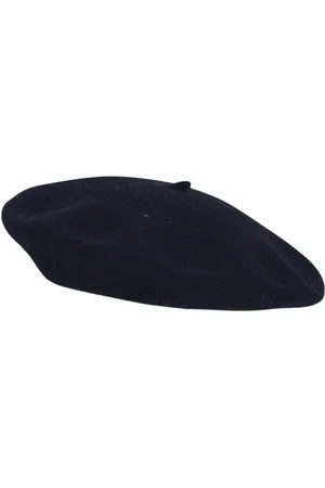 Maison Margiela Akcesoria, Mężczyzna, Niebieski, M, Niebieski Wełniany Beret Mężczyźni