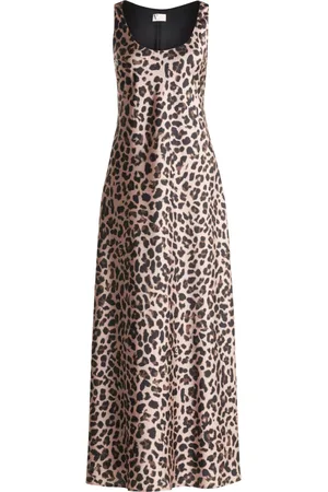 Vera Mont Sukienki, Kobieta, Wielobarwność, M, Elegancka Sukienka Wieczorowa z Leoprintem
