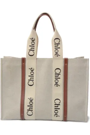 Chloé Pre-owned, Kobieta, Biały, ONE SIZE, Skóra, Pre-owned Canvas handbags