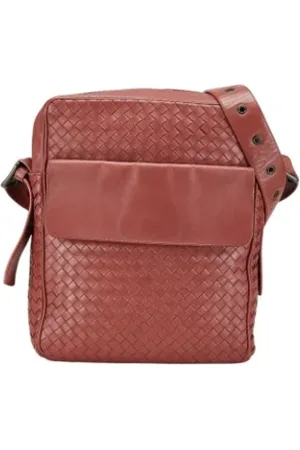 Bottega Veneta Pre-owned, Kobieta, Czerwony, ONE SIZE, Skóra, Pre-owned skórzane torby na ramię