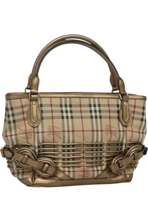 Burberry Pre-owned, Kobieta, Beżowy, ONE SIZE, Skóra, Pre-owned Skórzane torebki