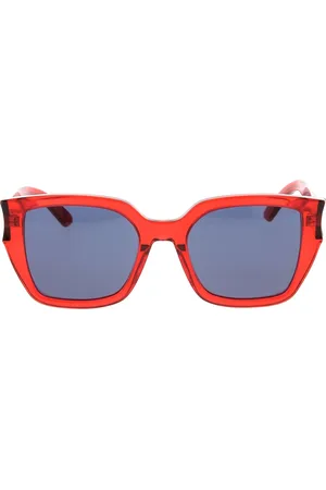 Dior Akcesoria, Kobieta, Czerwony, ONE SIZE, Stylowe okulary przeciwsłoneczne na słoneczne dni