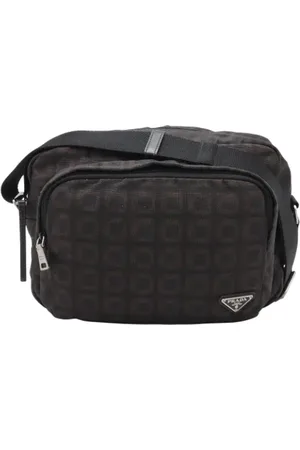 Prada Pre-owned, Kobieta, brązowy, ONE SIZE, Nylon, Pre-owned Canvas prada-bags