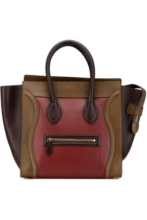 Céline Pre-owned, Kobieta, Czerwony, ONE SIZE, Skóra, Pre-owned Leather totes