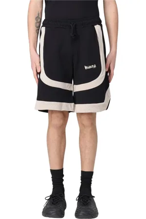 DISCLAIMER Szorty, Mężczyzna, Czarny, L, Nylon, Athletic Panelled Shorts