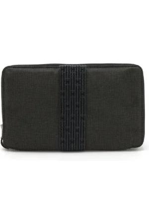 Hermès Pre-owned, Mężczyzna, Szary, ONE SIZE, Pre-owned portfele płócienne