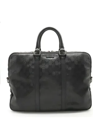 Gucci Pre-owned, Mężczyzna, Czarny, ONE SIZE, Skóra, Pre-owned Leather briefcases