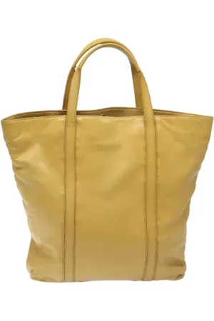 Loewe Pre-owned, Kobieta, Żółty, ONE SIZE, Skóra, Pre-owned Skórzane torebki
