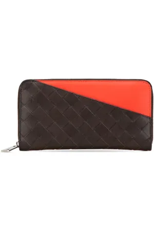 Bottega Veneta Pre-owned, Kobieta, brązowy, ONE SIZE, Skóra, Pre-owned skórzane portfele