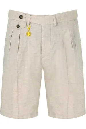 Manuel Ritz Szorty, Mężczyzna, Beżowy, L, Tailored Bermuda Shorts