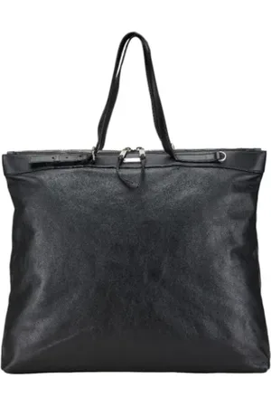 Saint Laurent Pre-owned, Kobieta, Czarny, ONE SIZE, Skóra, Pre-owned Leather totes